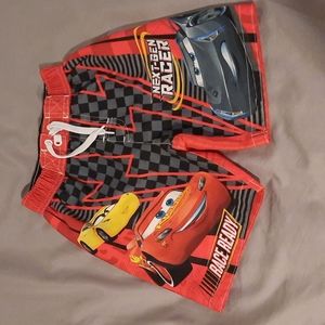 Boys Cars swimming trunks size 4